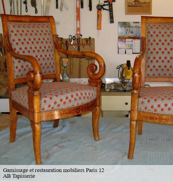 Garnissage et restauration mobiliers paris-12-75012 AB Tapisserie